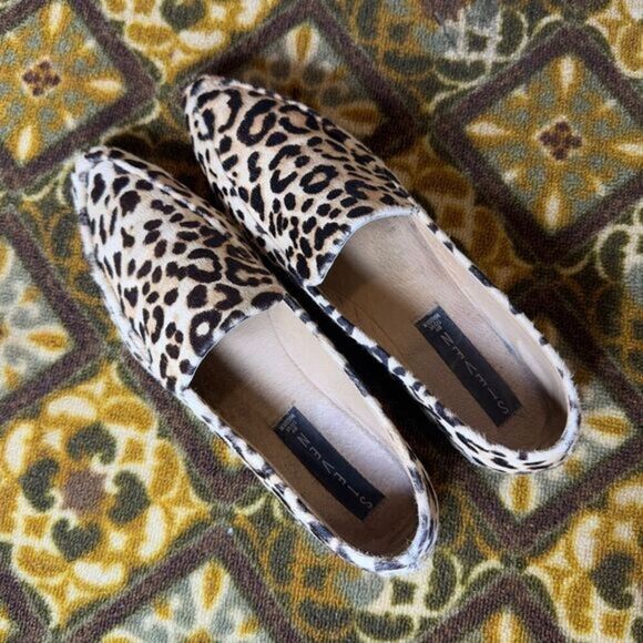 Steve‎ Madden Hailey Cheetah Fur Flats - Picture 6 of 9